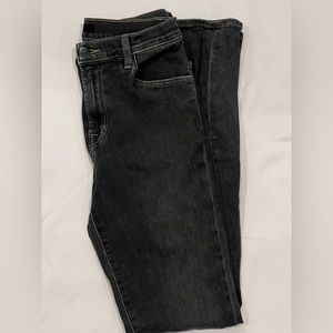 J Brand black wash jeans light worn